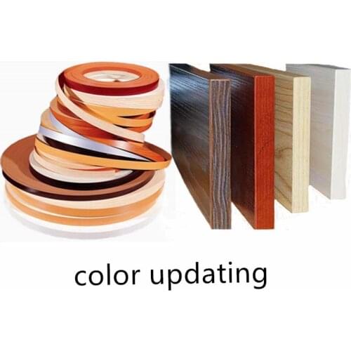 Preglued Veneer Edging PVC Edge Banding 20mm 22mm 30mm 5m for Wood Kitchen Wardrobe Furniture Table Desk Board Edgeband Edger