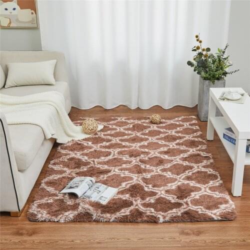 Geometry Carpets Plush Rugs for Bedroom Kids Fluffy Floor Carpets Window Bedside Soft Rugs and Carpets for Home Living Room