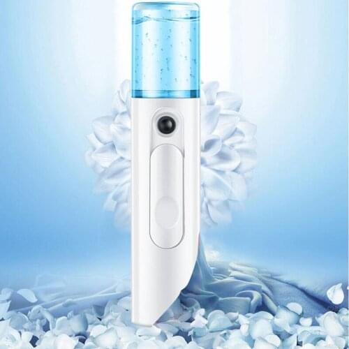 Professional Skin Beauty Care Electric Portable Rechargeable Handheld Nano Mist Spray Mini Facial Steamer