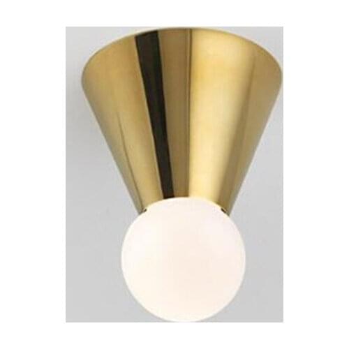 Modern Fashion Design Led Ceiling Lights Creative Study Aisle Bar Light Creative Art Inverted Cone Ceiling Lamp Free Shipping