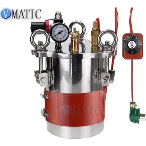 Quick Connect Stainless Steel Glue Dispensing Heating Constant Temperature Pressure Tank SMC Pneumatics With Heater Strap Belt