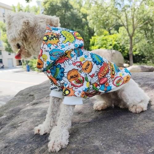 French Bulldog Clothes Dog Hoodie Warm Sport Retro Dog Hoodies Pet Clothes Puppy Dog Pugs Puppy Clothes Chihuahua