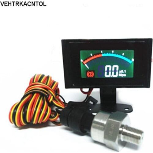 VEHTRKACNTOL 12v/24v Truck Car Air Reservoir Pressure Gauge Air Accumulator Pressure Meter Monitor Gauge