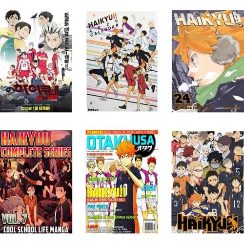 Japan Anime Haikyuu!! Volleyball Boy Cartoon Canvas Poster Modular Painting Anime Posters Canvas Painting Wall Decoration