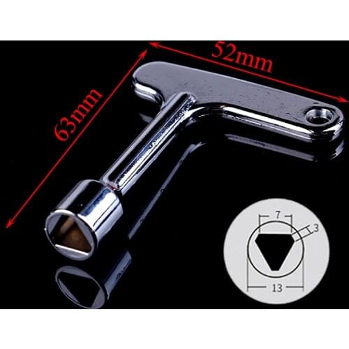 1Pcs New Triangle Key Lock Elevator Door Key Multifunction Electric Cabinet Keys Universal Key