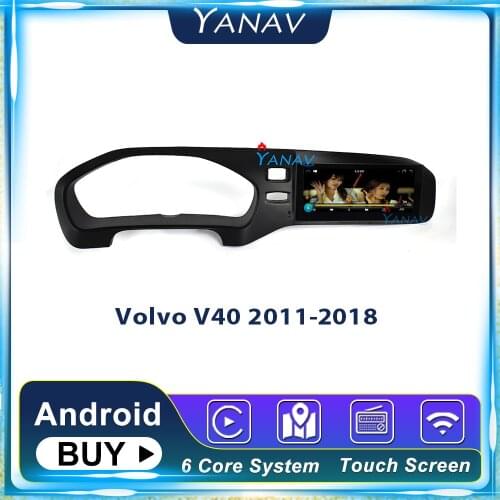 2 din Android car auto radio Tesla style stereo video for Volvo V40 2011-2018 car radio multimedia player GPS navi DVD player