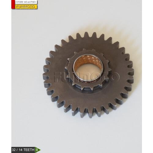 14 small teeth and 32 teeth suit for PGO250 CC BUGGY and RENLI 250 BUGGY/kandi 250 gka-2z model 250cc buggy