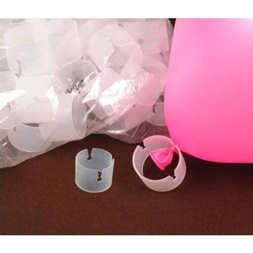 50 pcs/lot Balloon Arch Buckles for Birthday Wedding Decoration Plastic Balloon Buckles Connector Ring Balloon Accessories