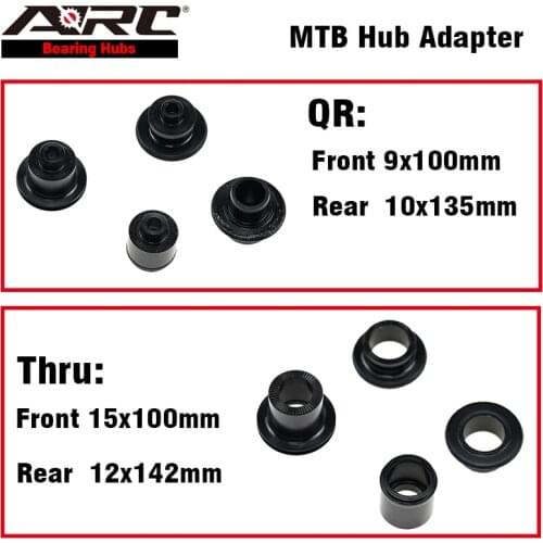 ARC MTB Hub Adapter for MT005/MT007/MT010CB/MT010CB PRO Front 9/15x100 Rear 10x135 12x142 QR / Thru Cap for Bicycle Hub adapter