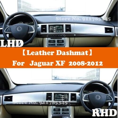Suede Leather Dashmat Accessories Car-Styling Dashboard Covers For Jaguar XF (X250)2009-2015 2010 2011 2012 LHD RHD