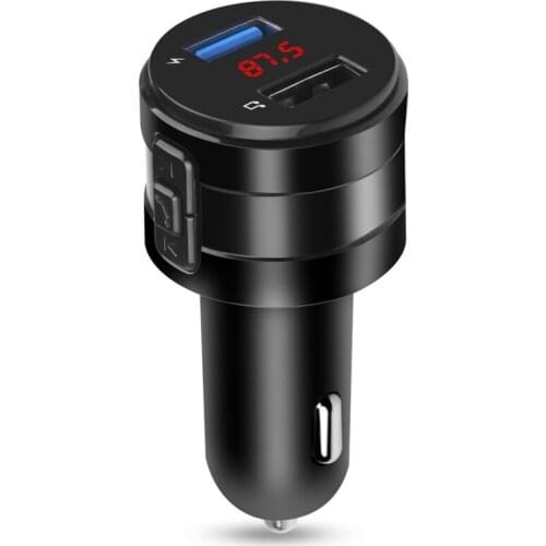 Lamjad Car Handsfree Wireless Bluetooth Kit FM Transmitter LCD Car MP3 Player USB Charger FM Modulator Car Accessories X20