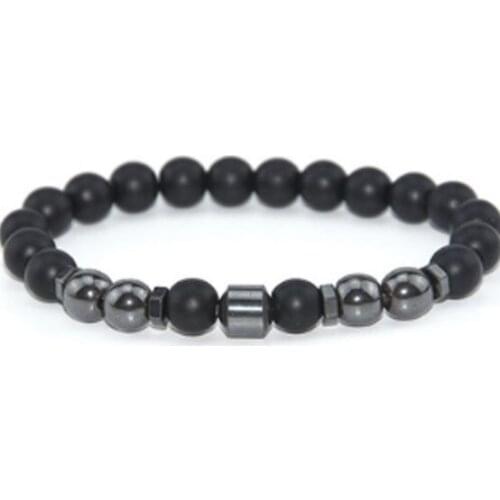 8mm bohemian multicolor Agate beads Chakra Healing Reiki Buddha Yoga Bracelet elastic adjustable Volcanic Stone Bangles etr2