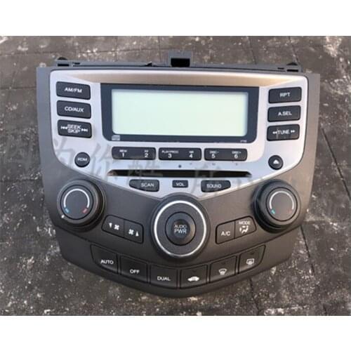 For Honda Accord 7th generation 2.0 2.4 Air Conditioning Switch Controller Panel Assembly CD Audio Host