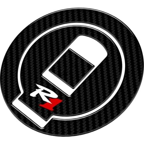 For Yamaha YZF-R1 R1 Motorcycle 3D carbon fiber fuel tank cover sticker fuel tank cover protection sticker