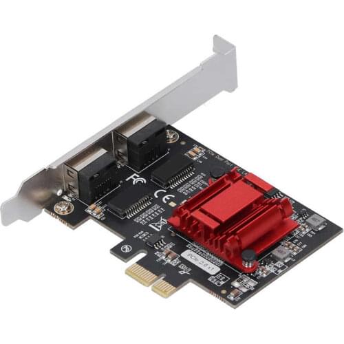 Gigabit Network Card Dual Port Server Computer Accessories TXA094 PCI E 82576 T2