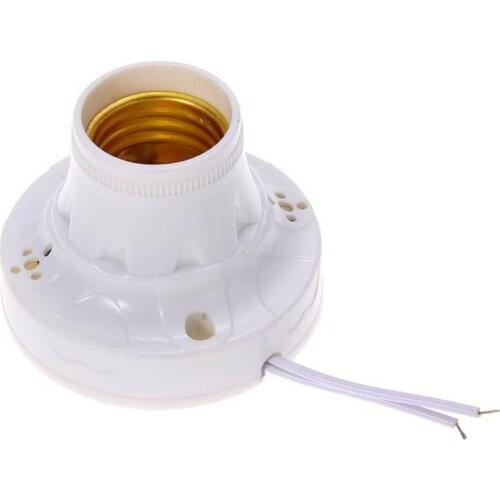 E27 Sound Voice Control Sensor Base Lamp Holder Light Bulb Switch Adapter NIGHT E27 Thread Voice Control Night Automatic Light