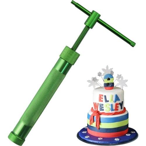 Stainless Steel Sugar Paste Extruder Craft Gun with 20 Tips Sugar Craft Fondant Cake Sculpture Polymer Clay Tools Silicon Mold