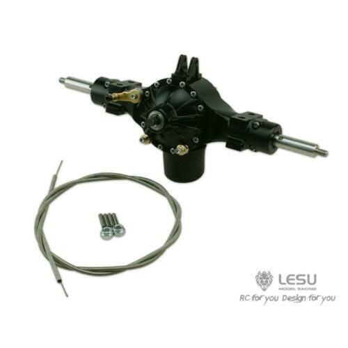 LESU DIY Bru Metal Rear Axle Differential for RC 1/16 Tractor Truck Model TH16658-SMT5