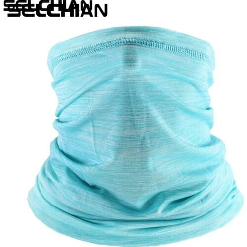 Hot new ice silk Scarves sunscreen headgear Scarf Ring Multifunctional Seamless Tubular Magic Bandanas Tube Scarf Headband