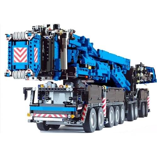 MOC 20920 Crane Car Power Mobile Crane Building LTM11200 RC High-Tech Motor Blocks Bricks DIY Toys Kids Educations Gift 7692PS