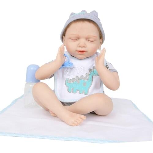 Hand Painted Reborn Kits - Real Touch Full Vinyl 20inch Reborn Infant Baby Doll Mold - American Newborn Sleeping Baby Dolls