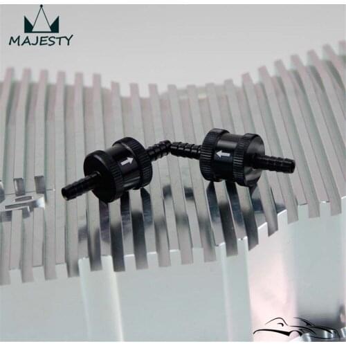 2PCS Aluminium 6mm 1/4" Non Return Check Valve One Way Petrol Fuel Diesel