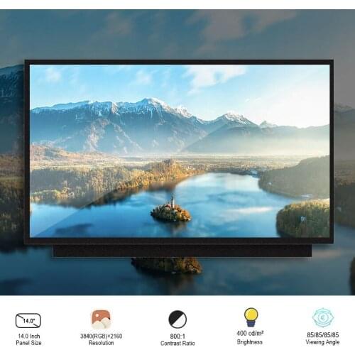 Original BOE NV140QUM-N61 Resolution 3840x2160 14.0 Inch 4K LCD Display Screen 40 Pin Pantallas Laptop