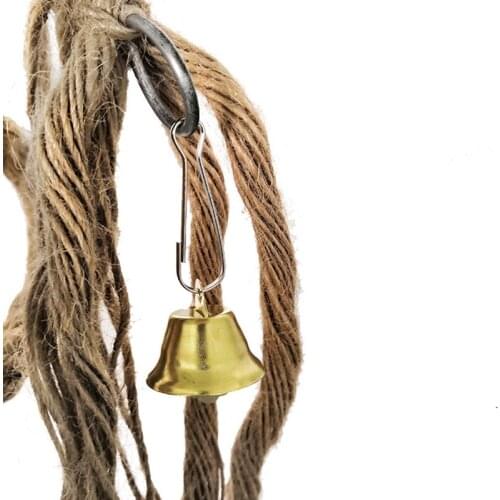 Swing Supplies Cotton Parrot Swing Climbing Toy Parrot Rope Hanging Spiral Perch For Bird Stand Training Accessories