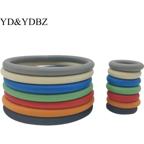 Rubber Bracelets Non-slip Sweat Quality Handmade Black Bracelet Minimalist Style Men Women Simple Art Vintage Pulsera boho New