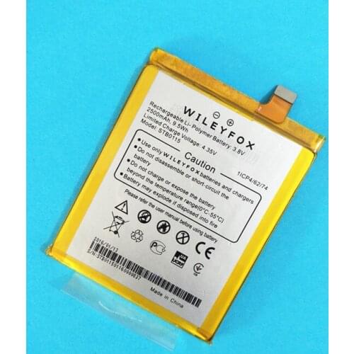 AZK 2500mAh Replacement Battery for Wileyfox Storm STB0115 Battery Cell Mobile Phone battery