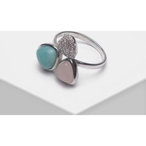 Amorita boutique 925 stylish clover ring