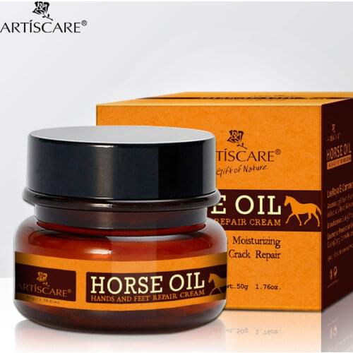 ARTISCARE Horse Oil Hands And Feet Repair Cream Peach Lotion Improving Roughness Repair Dry Crack moisturizing nourishing Cream