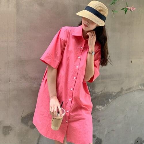 VOXYMOVOXY Fashionable Shirt Dresses