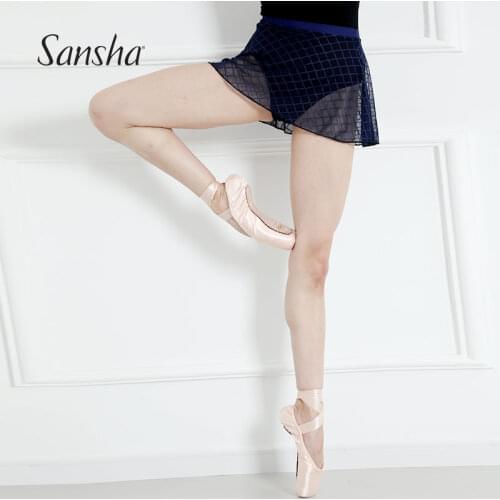 Sansha Ballet Dance Skirt Women Elastic Adult 2020 New Arrival Lace Performance Dress Practice Short Skirt 55BO1000P