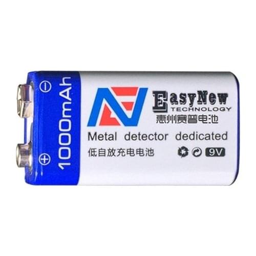 1PCS 1000 mAh SUPER BIG 9 v li-ion lithium 9 Volt Batterie Hersteller garantie