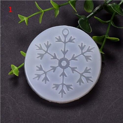 11Pcs Snowflake Resin Molds Snowflake Pendant Silicone Casting Molds Epoxy Resin Christmas Props Decorations DIY Crafts
