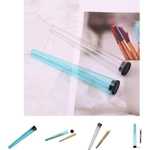 115MM King Size Cone Holder Air Tight Portable Hard Plastic Tube Rolling Cig Joint Tube M2