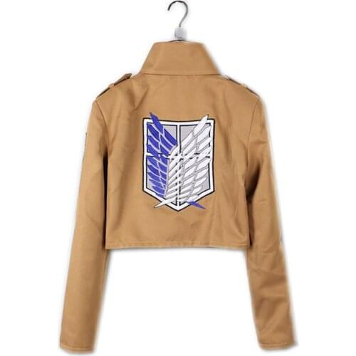 2020 Cool cosplay Attack on Titan Shingeki no Kyojin Recon CorpsJjacket Coat Costume