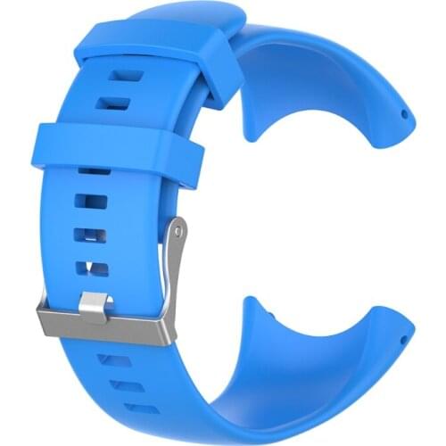 2020 Silicone Replacement Wrist Band Strap For Suunto Core All Black Sports Watch