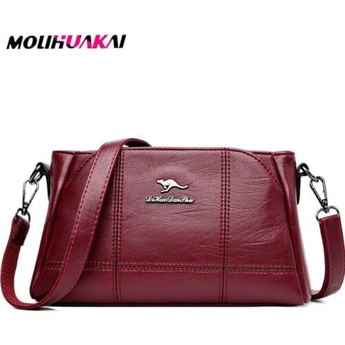 2020 High Quality Women Handbag Luxury Messenger Bag Soft pu Leather Shoulder Bag Fashion Ladies Crossbody Bags Female Bolsas
