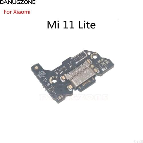 30PCS/Lot For Xiaomi Mi 11 Lite 5G USB Charging Port Dock Plug Socket Jack Connector Charge Board Flex Cable