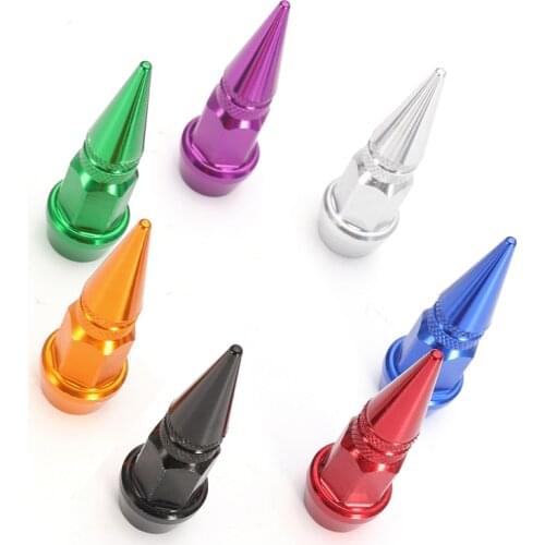 4pcs Tire Valve Caps For Car Auto Motorcycle Wheel Tyre Valve Stem Caps Universal Black Blue Yellow Silver Green Red