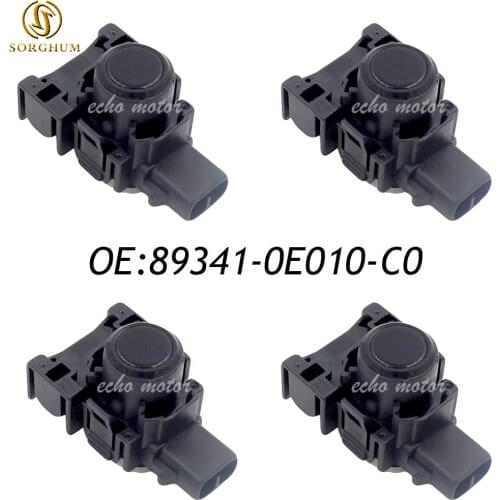 New 4PCS PDC Backup Reverse Aid Ultrasonic Parking Sensor for Toyota 89341-0E010-C0 89341-0E010 89341-02030 89341-64010