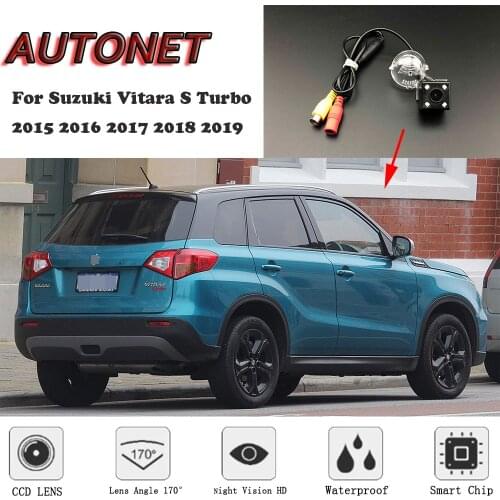 AUTONET Backup Rear View camera For Suzuki Vitara S Turbo 2015 2016 2017 2018 2019 Night Vision/license plate camera
