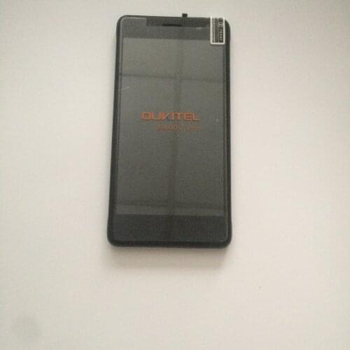 Used LCD Display Screen + Touch Screen + Frame For Oukitel K4000 Pro MT6735P Quad Core 5.0" HD 1280x720 Free shipping