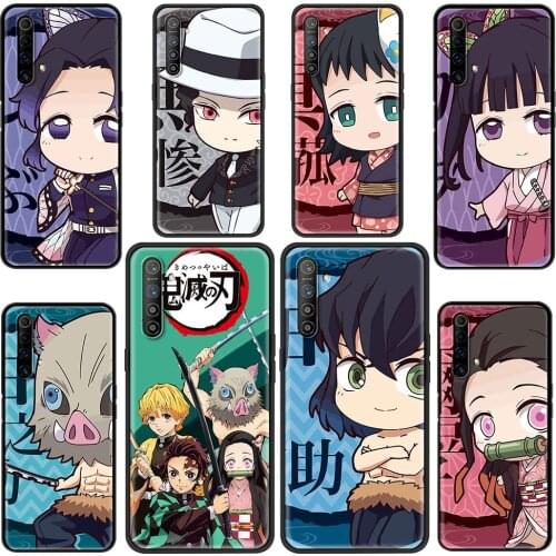 Phone Shell For Oppo Realme 8 Pro Case Realme GT XT X3 X2 Q3 5 6 6i 7 Pro C15 C21 Soft Cover Anime Demon Slayer