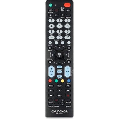Chunghop Remote Control LR-905E for LG TV MKJ54138914 AKB34907204 AKB30377804 6710900010F MKJ32022830 AKB872914282 AKB73275629