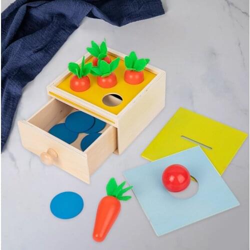 Toddler Wooden Sensorial Montessori Set Educational Toys Infant Box Board Teaching Wood Game and Toys Preschool