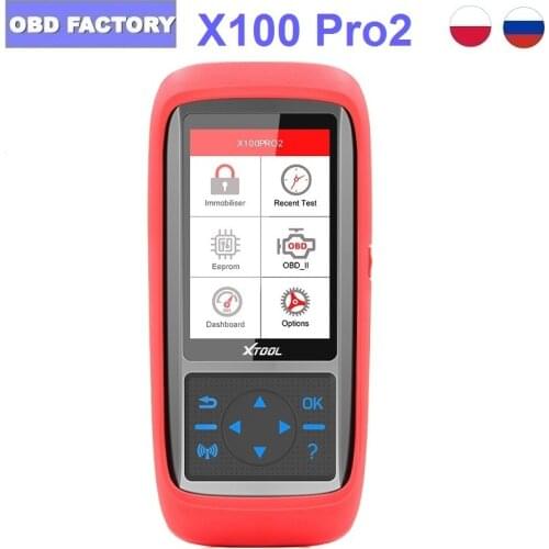 2021 New X100 Pro2 Auto Key Programmer OBD2 X100PRO Car Code Reader OBD Diagnostic Scanner Tools with multi-languages Tools