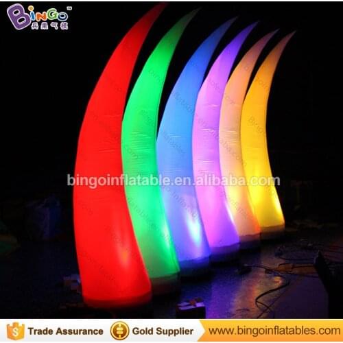 Commercial 2.5 meters tall Ivory shaped lamp for sale / colorful Ivory shaped lights balloon toys